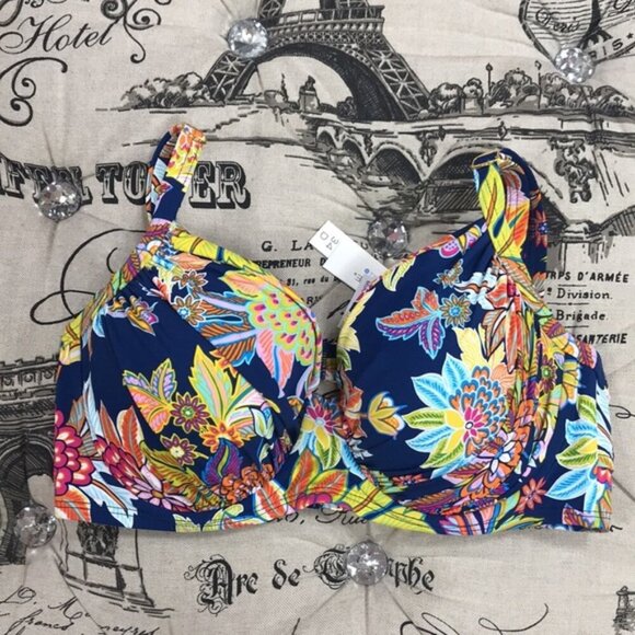 Bleu by Rod Beattie Printed Underwire Bikini Top - Picture 3 of 6